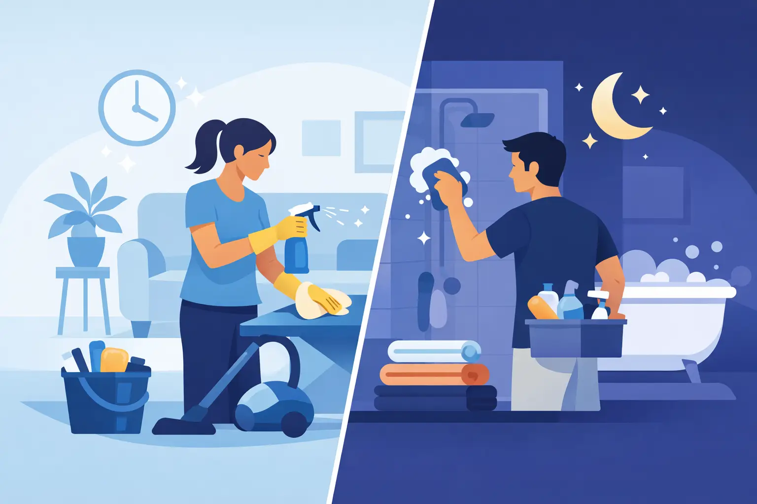 Weekly Cleaning Versus Fortnightly Cleaning