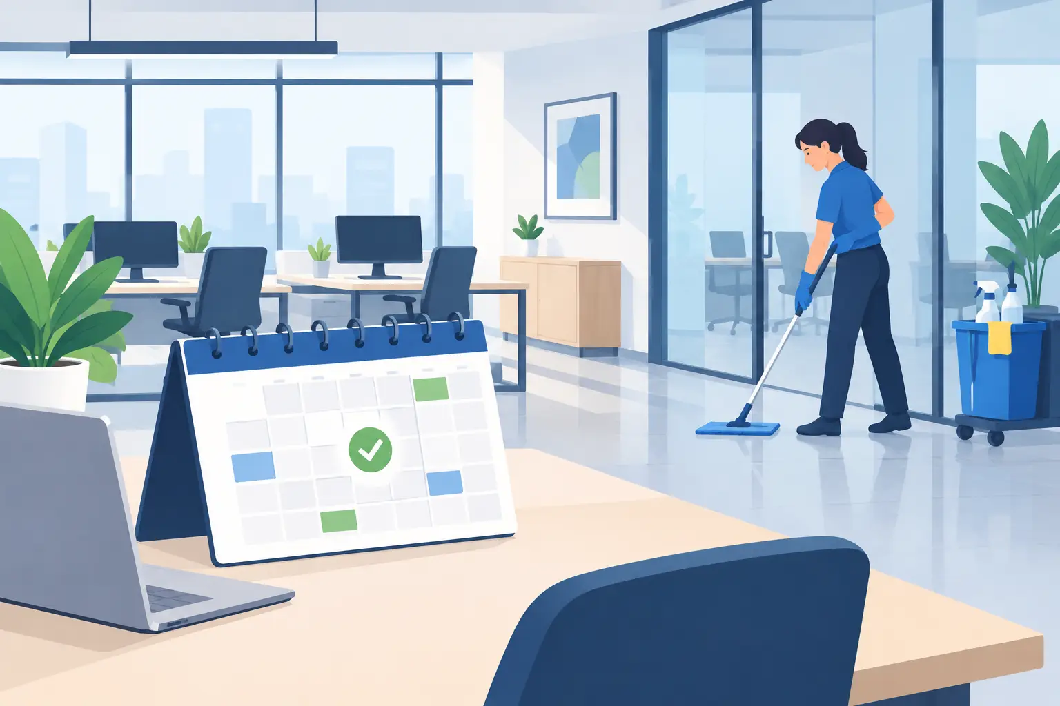 How to Schedule Office Cleaning Without Disruption